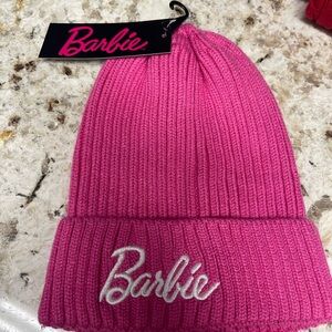Barbie Fuchsia Knit Hat for Kids